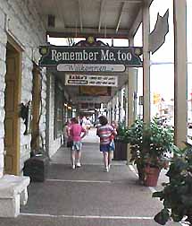 Shops along main street