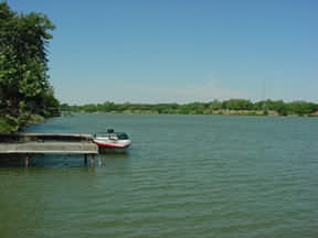 Swimmers at Inks Lake State Park